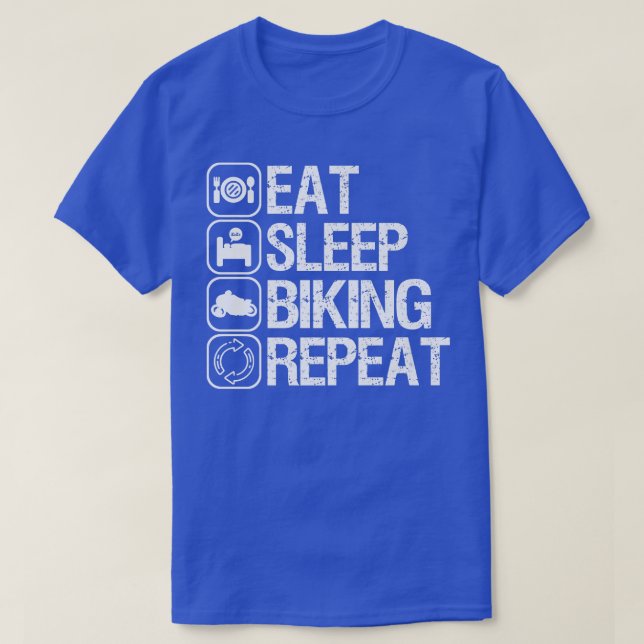 Motorbike motorcycle biker bike riding streets fre T-Shirt (Design Front)