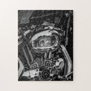 Motorbike Motorcycle Biker Rider Motorbike Jigsaw Puzzle