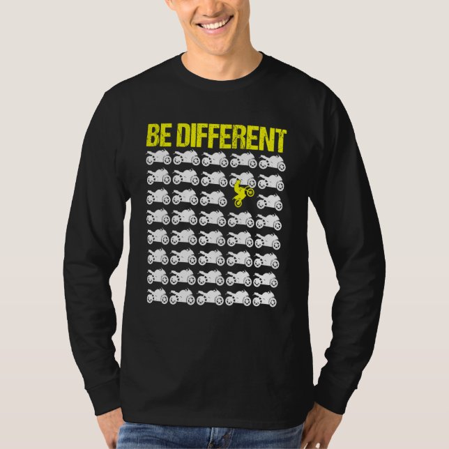 Motorbike Motorcycle Women Outfit Enduro Motocross T-Shirt (Front)