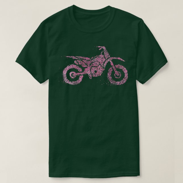 Motorbike Motorcyclist Biker Woman T-Shirt (Design Front)