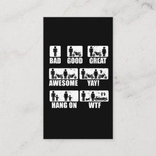Motorbike Passion Married Couples Biker Humor Business Card