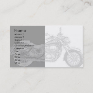 Motorbike Profile Card