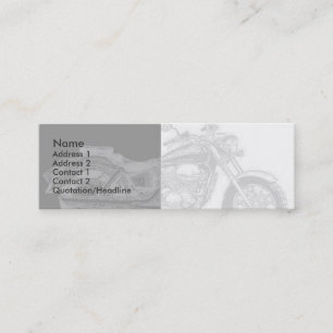 Motorbike Profile Card