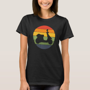 Motorbike Riders Moped Motorcycle Vintage Scooter T-Shirt