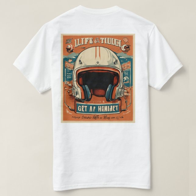 Motorbike Riding customized tee shirts (Design Back)
