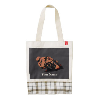 Motorbike Zazzle HEART Tote Bag