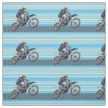 Motorcross Rider Fabric
