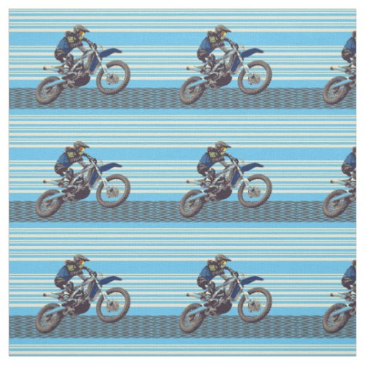 Motorcross Rider Fabric