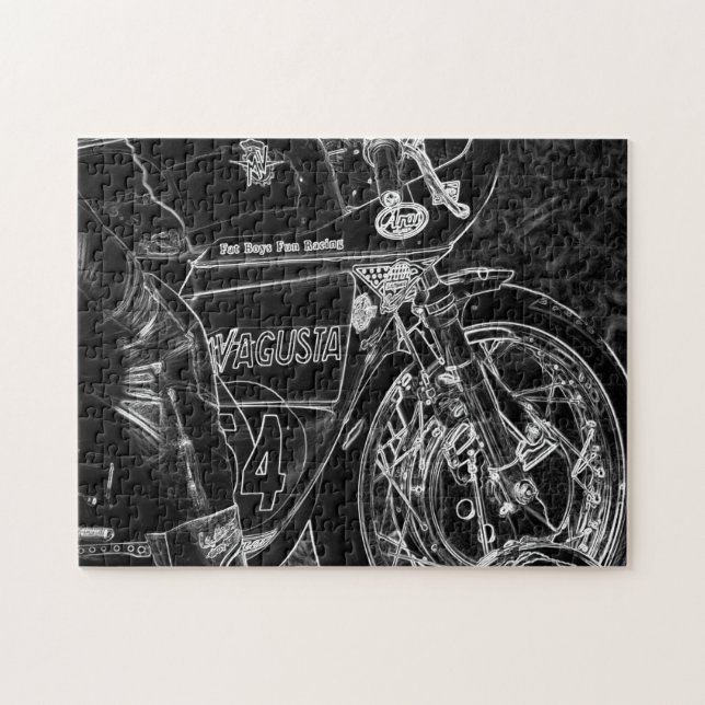 Motorcycle 1 11x14 252pc jpcnm jigsaw puzzle (Horizontal)