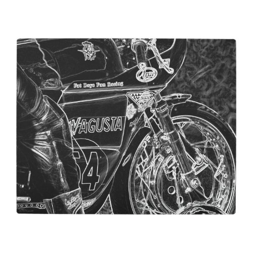 Motorcycle 1 20x16 50x40cm wamecnm metal print