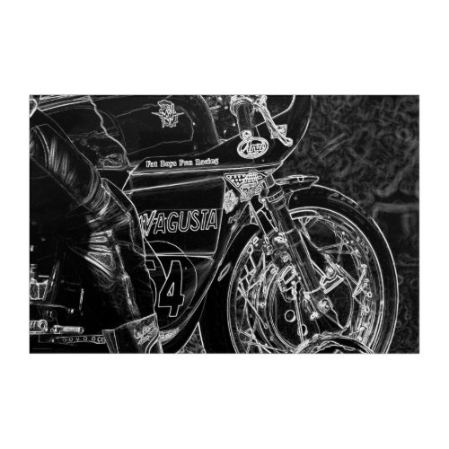 Motorcycle 1 36x24 90x60cm waacnm acrylic print