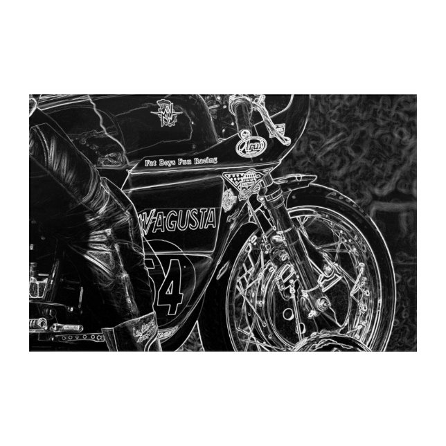 Motorcycle 1 36x24 (90x60cm) waacnm acrylic print (Front)
