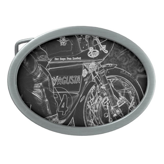 Motorcycle 1 bbcnm belt buckle (Front)