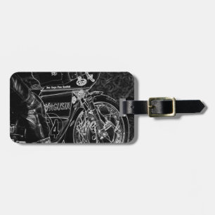 Motorcycle 1 cd ltcna luggage tag