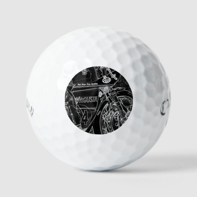 Motorcycle 1 css gbcnm golf balls (Front)