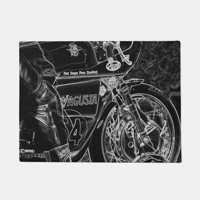Motorcycle 1 dmcnm doormat (Front)