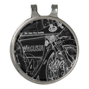 Motorcycle 1 hccna golf hat clip