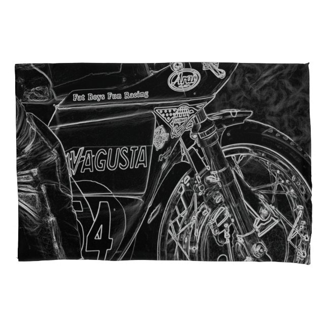 Motorcycle 1 pccnm pillow case (Front)
