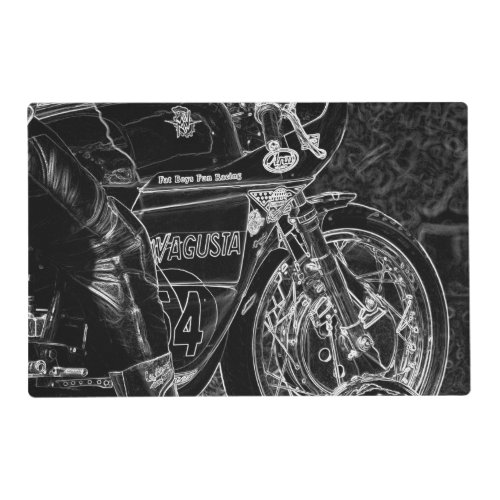 Motorcycle 1 pmcna placemat