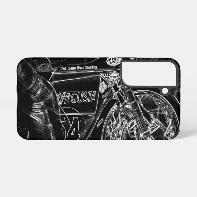 Motorcycle 1 sgcnm samsung galaxy case (Back Horizontal)