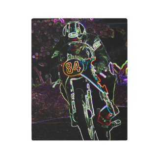 Motorcycle 2 11x14 (27.5x35cm) wamecna metal print