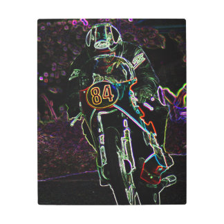 Motorcycle 2 16x20 (40x50cm) wamecna metal print