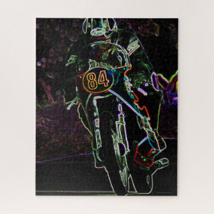 Motorcycle 2 16x20 520pc jpcna jigsaw puzzle