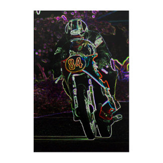 Motorcycle 2 20x30 (50x75cm) waacna acrylic print