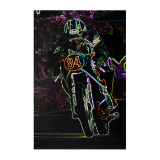 Motorcycle 2 24x36 (60x90cm) waacna acrylic print
