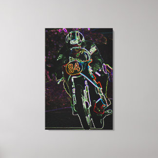 Motorcycle 2 24x36 (60x90cm) waccna canvas print