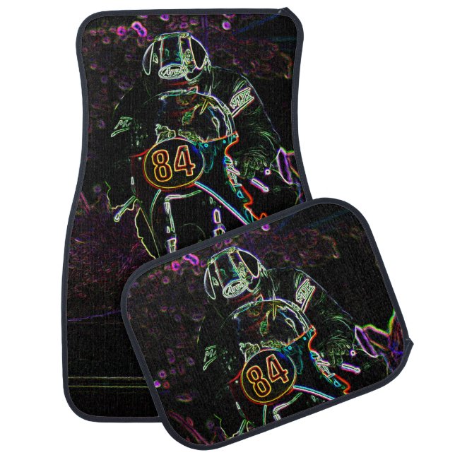 Motorcycle 2 cfmcna car floor mat (Set)