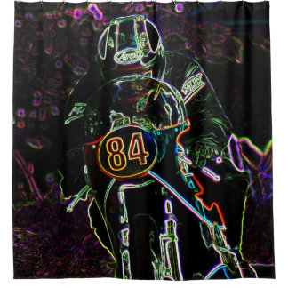 Motorcycle 2 sccna shower curtain
