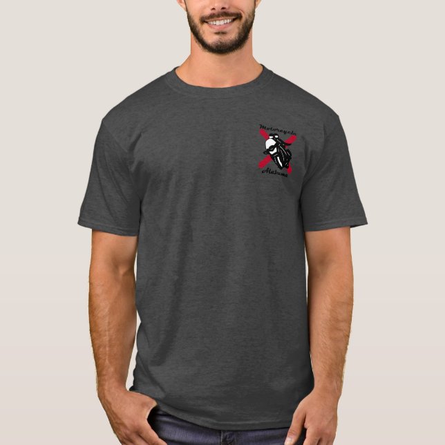 Motorcycle Alabama logo 1 T-Shirt (Front)