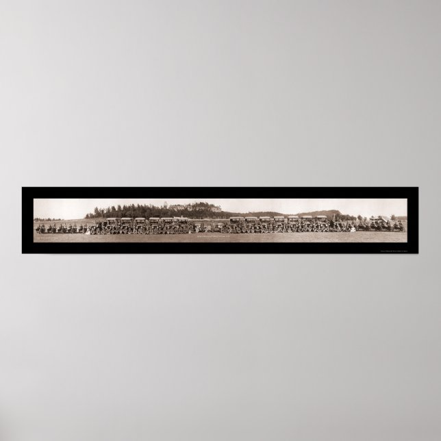 Motorcycle Ambulance Photo 1917 Poster (Front)