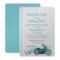 Motorcycle and Hearts Wedding Aqua