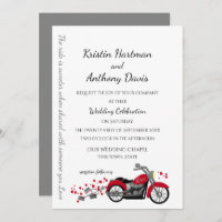 Motorcycle and Hearts Wedding