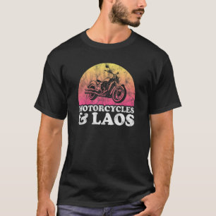 Motorcycle and Laos Motorcycles T-Shirt