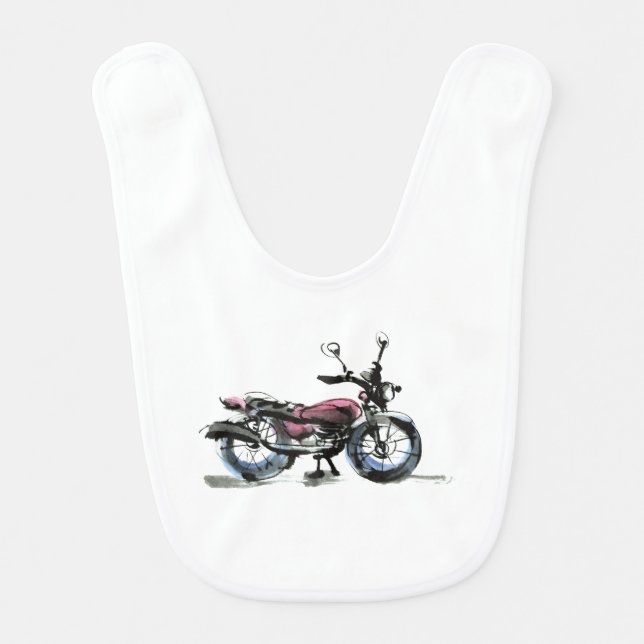 Motorcycle Baby Bib (Front)