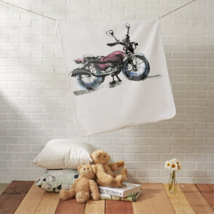 Motorcycle Baby Blanket