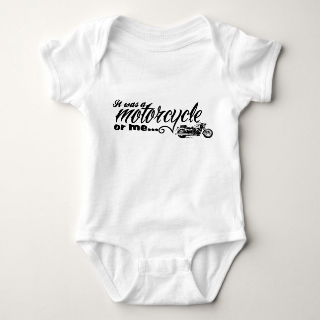Motorcycle Baby Bodysuit (Front)