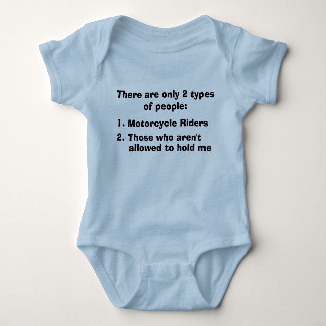 Motorcycle Baby Bodysuit (Front)