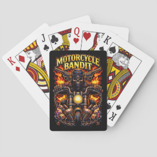 Motorcycle Bandit Poker Cards