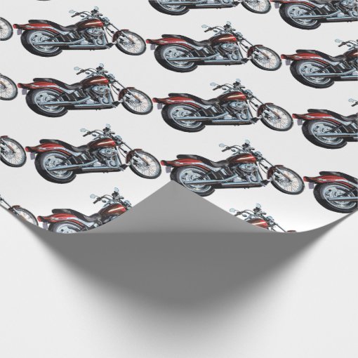 Motorcycle Bike Biker Wrapping Paper Zazzle