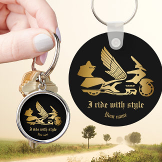 Motorcycle bike goldwing  keychain