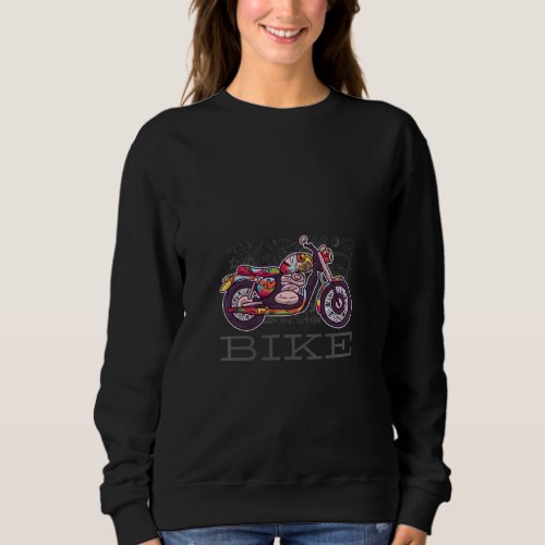 Motorcycle Bike Hippie Sweatshirt