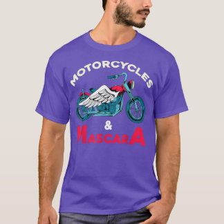 Motorcycle Bike Mascara Motorbike Women Funny Bike T-Shirt