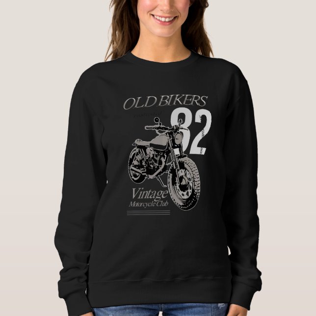 Motorcycle Biker 1982 for Men and Women  Sweatshirt (Front)