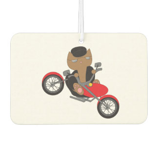 Motorcycle Biker Cat Car Air Freshener