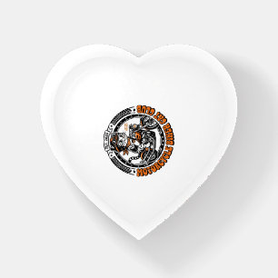 Motorcycle Biker Cat Pet Lover Shirt Art - Motorcy Paperweight