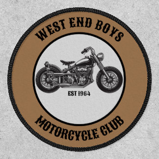 Motorcycle Biker Custom Name, Club Patch